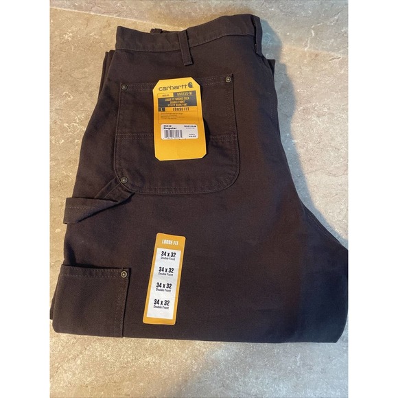 Carhartt Pants Carhartt Loose Fit Washed Duck Double Front Utility